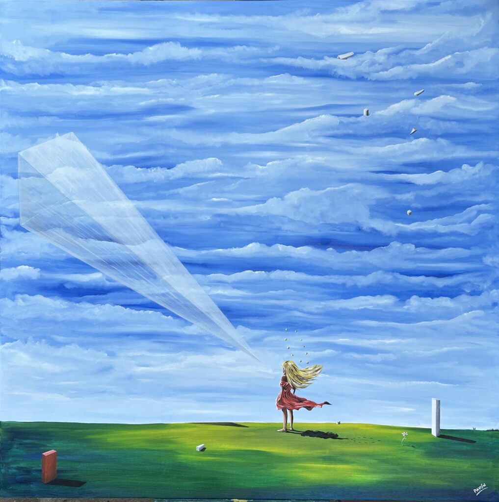 Oil on canvas 1,5 m x 1,5 m