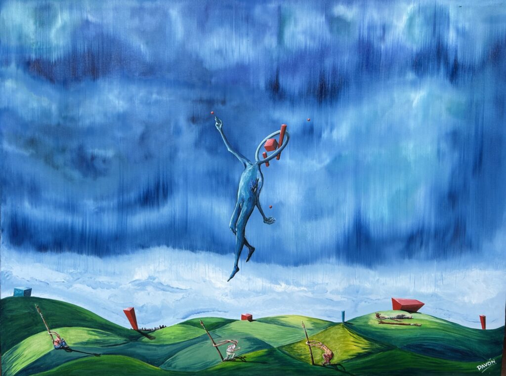 Oil con canvas 150 x 100 cm.