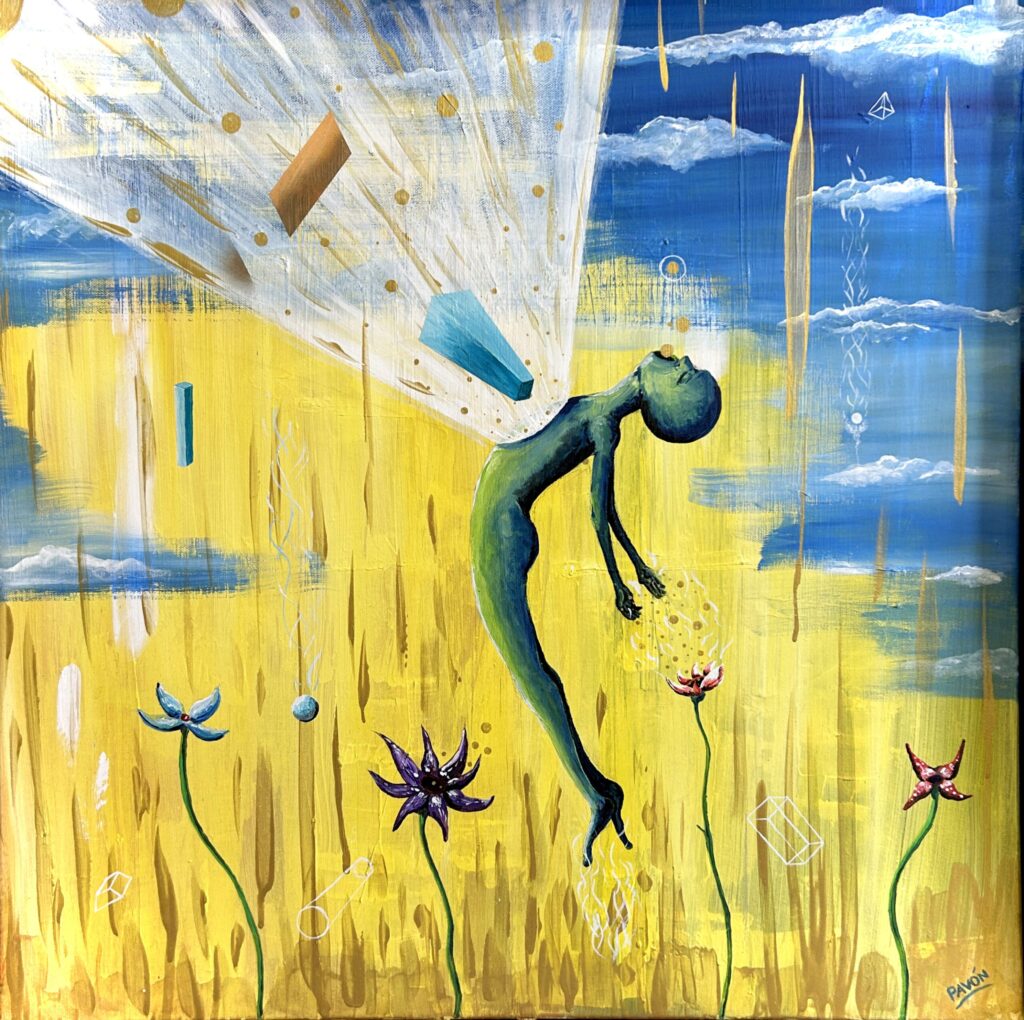 Oil on canvas 70 x 70 cm