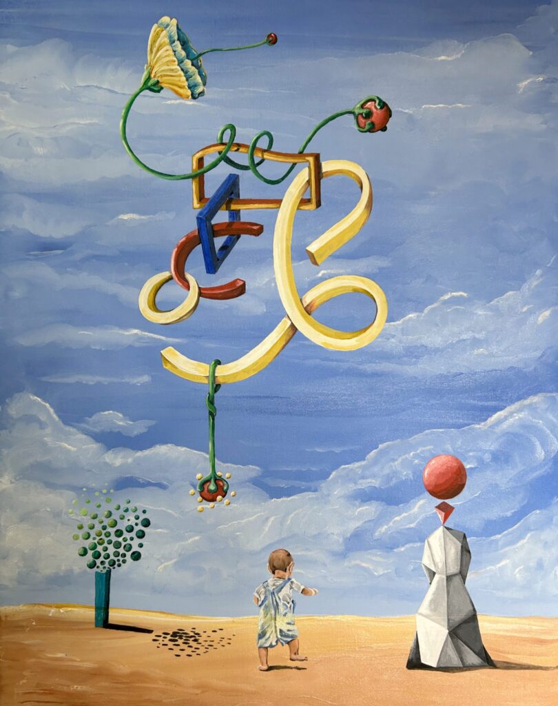 Oil con canvas 90 x 70 cm