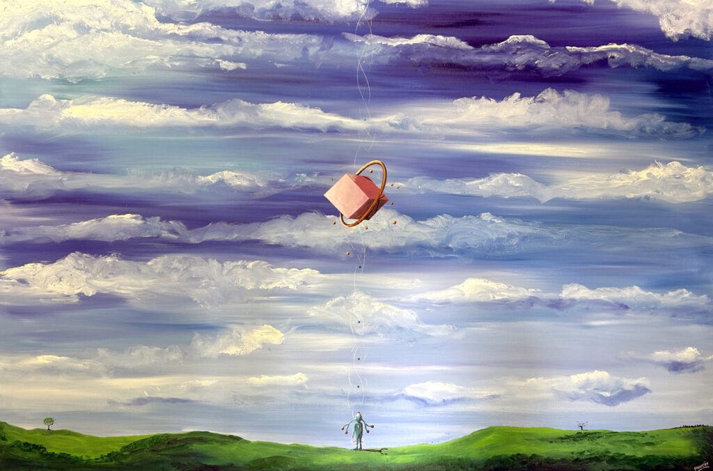 Oil on canvas 1 x 1.50 m