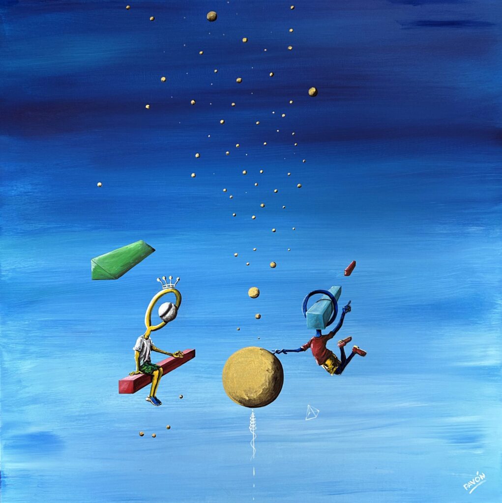 Acrylic on canvas 60 x 60 cm