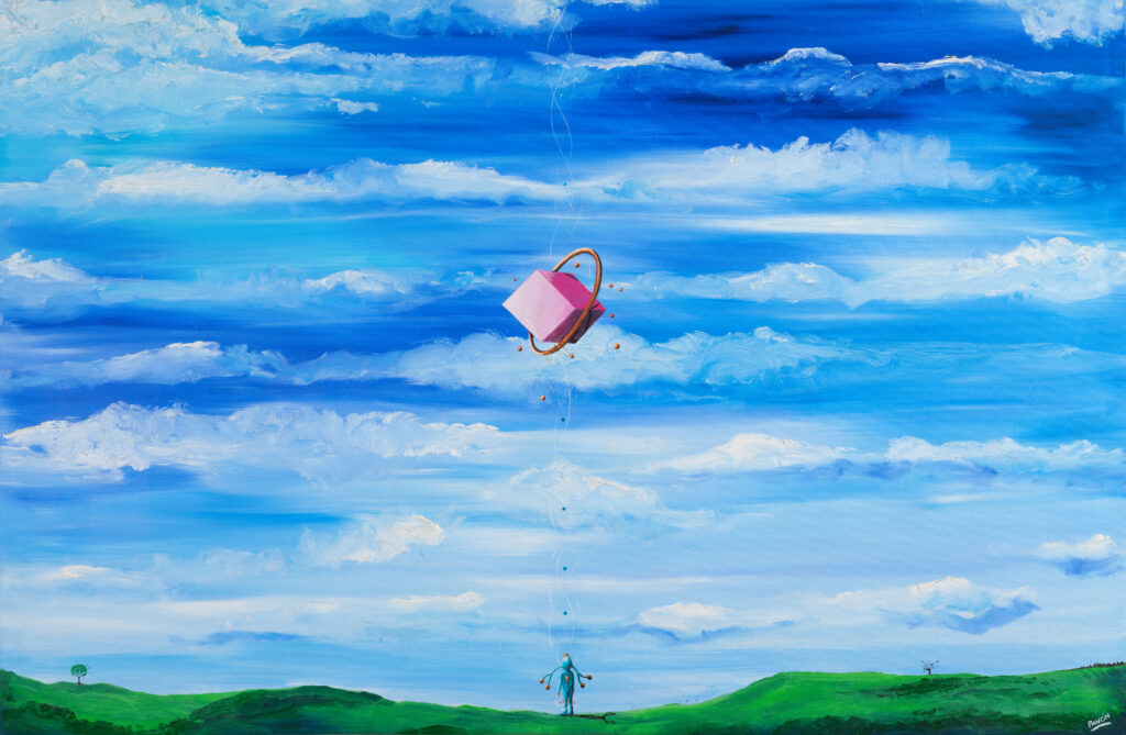 Oil on canvas 1 x 1.5 m